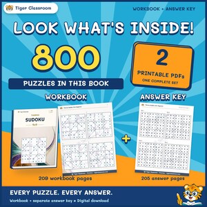 Thermo Sudoku 9x9: 800 Printable Puzzles with Answers image 2