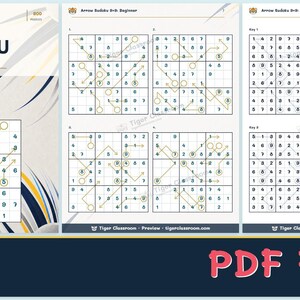 Arrow Sudoku 9x9: 800 Printable Puzzles with Answers image 12