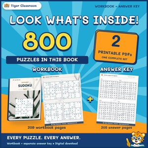 Alphabet Sudoku 9x9: 800 Printable Puzzles with Answers imagem 2