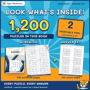 Alphabet Sudoku 6x6: 1,200 Printable Puzzles with Answers image 2