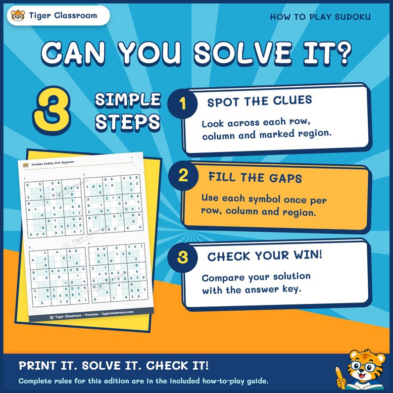 Windoku Sudoku 9x9: 800 Printable Puzzles with Answers 画像 5