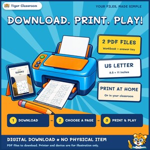 Jigsaw Sudoku 6x6: 1,200 Printable Puzzles with Answers image 8