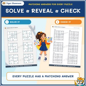 Alphabet Sudoku 6x6: 1,200 Printable Puzzles with Answers image 4