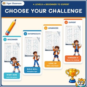 Alphabet Sudoku 6x6: 1,200 Printable Puzzles with Answers image 3