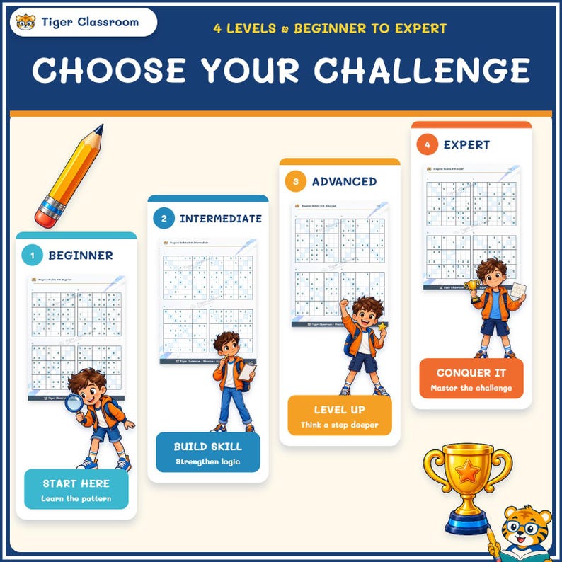 Diagonal Sudoku 9x9: 800 Printable Puzzles with Answers imagen 3
