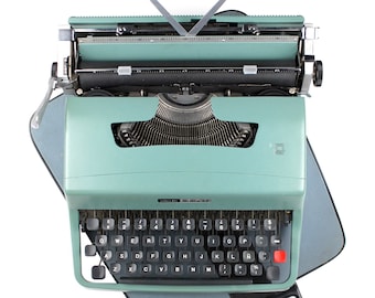 Olivetti Lettera 32 - Vintage Schreibmaschine - Neues Schreibband Schwarz & Rot