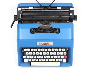 タイプライター(olivetti) LETTERA 35、動作確認済　スペイン製 olivetti LETTERA 35 中古タイプライター｜タイプライター専門店