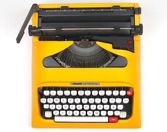 Olivetti Lettera 12 - ビンテージタイプライター - 新品リボン