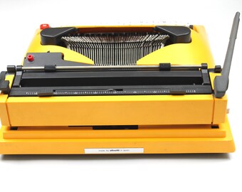 Olivetti Lettera 12 - ビンテージタイプライター - 新品リボン