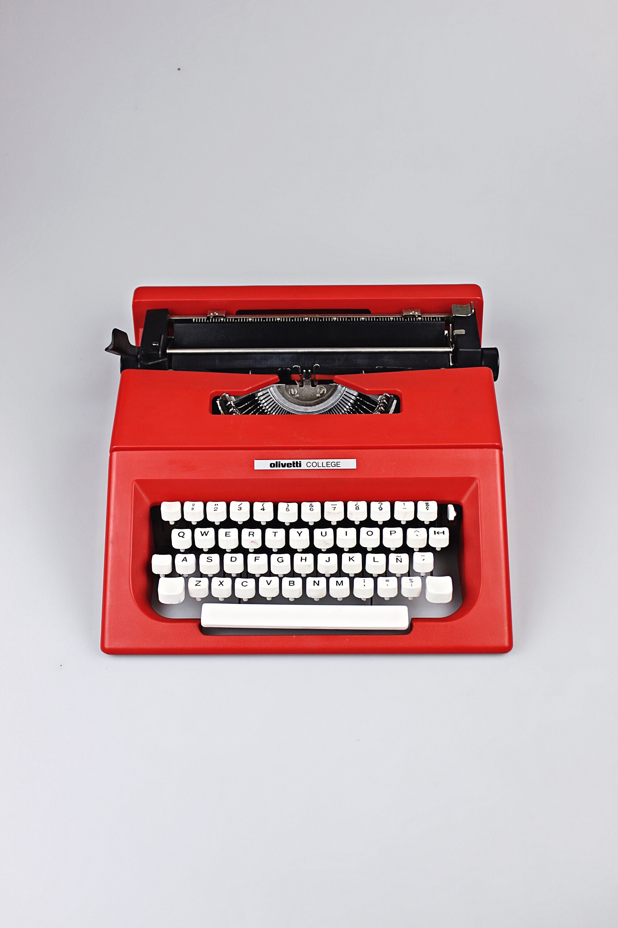 Olivetti Lettera 32 Typewriter Ribbon Black and Red Ink Original Olivetti Spools 