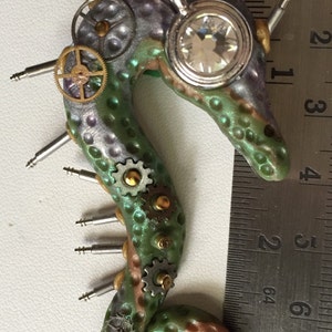 Steampunk Seahorse Pendant