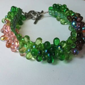 Spring Bubble Bath Bracelet- Goddess sized-brac016