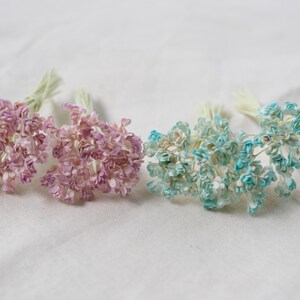 Handmade Mulberry Paper Gypsophila Flowers: Tiny Flower Embellishments