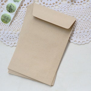 Natural Brown Kraft Envelopes, Kraft Envelopes, Wedding Favors, Rustic Greetings Mailing, Invitations Weddings