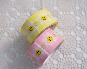 Packband Gänseblümchen: Dekorative florale Geschenkverpackung
