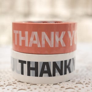 Thank You Shipping Tape, Packing Tape, Decorative Packing Tape, Gift Package Tape 4.5cm x 100M.