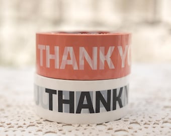 Danke Verpackung Tape: Dekoratives Paketband (4,5 cm x 100 M)