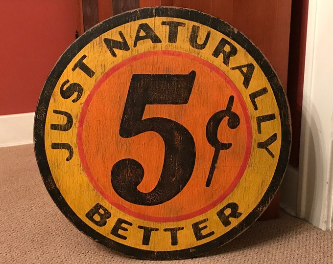 Vintage 5-Cent Sign