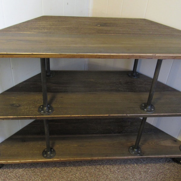 Corner Tv Stand Etsy