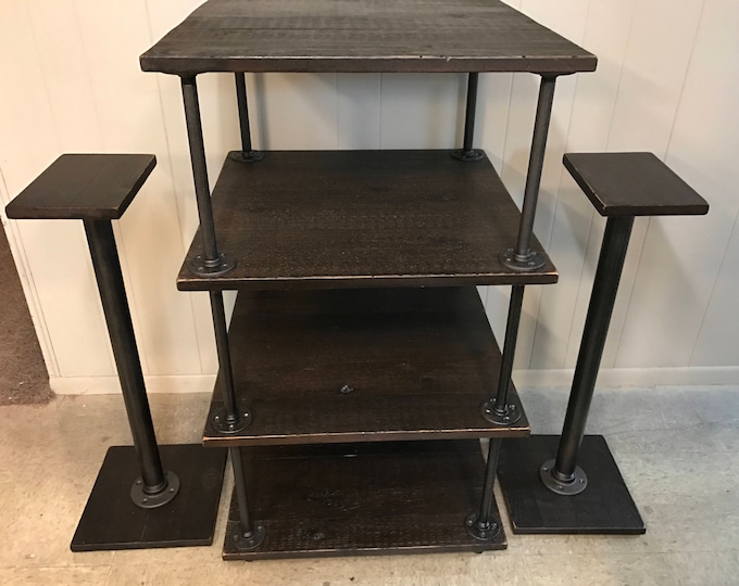 Industrial Media Stand and Speaker Stands