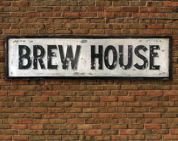 Brew House Sign, Hand Painted