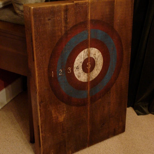 Dartboard Handmade Customized Reclaimed Etsy