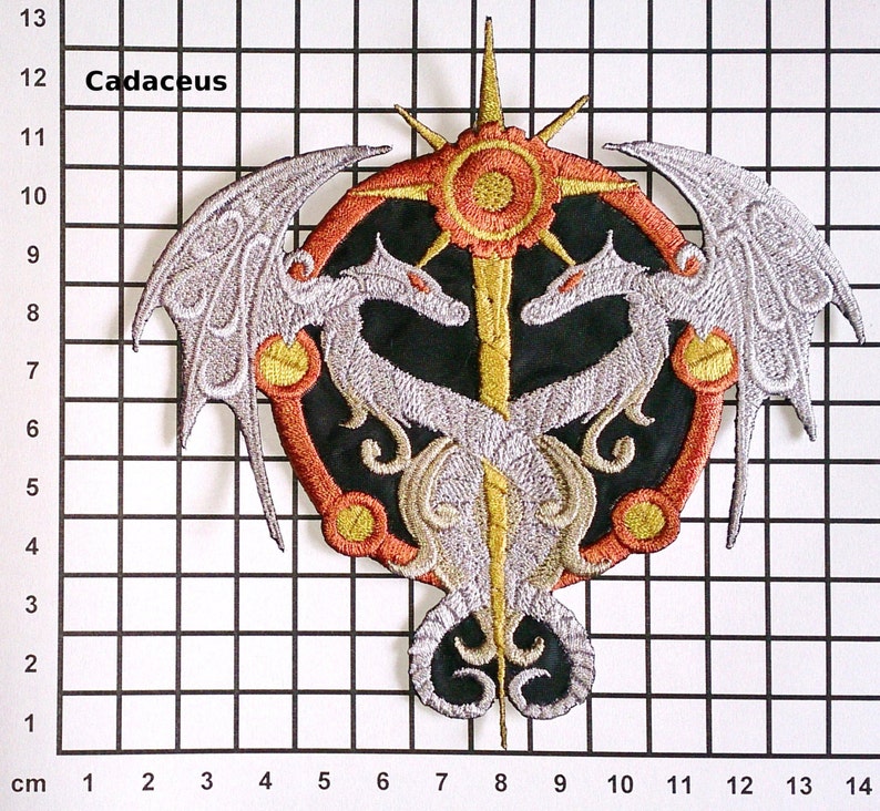 Lots of design Choices Embroidered Steampunk Alchemy Motif Patch Badge Applique