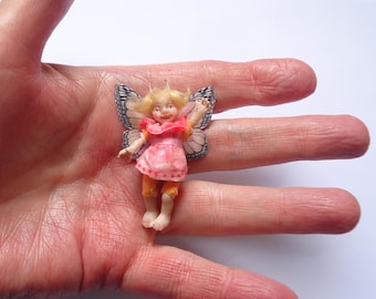 1:24 scale Fairy Girl poseable ooak doll house miniature doll