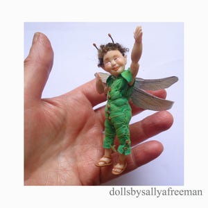 12th scale Fairy Boy poseable ooak doll house doll
