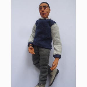 1:12  Man handmade poseable ooak doll house miniature doll