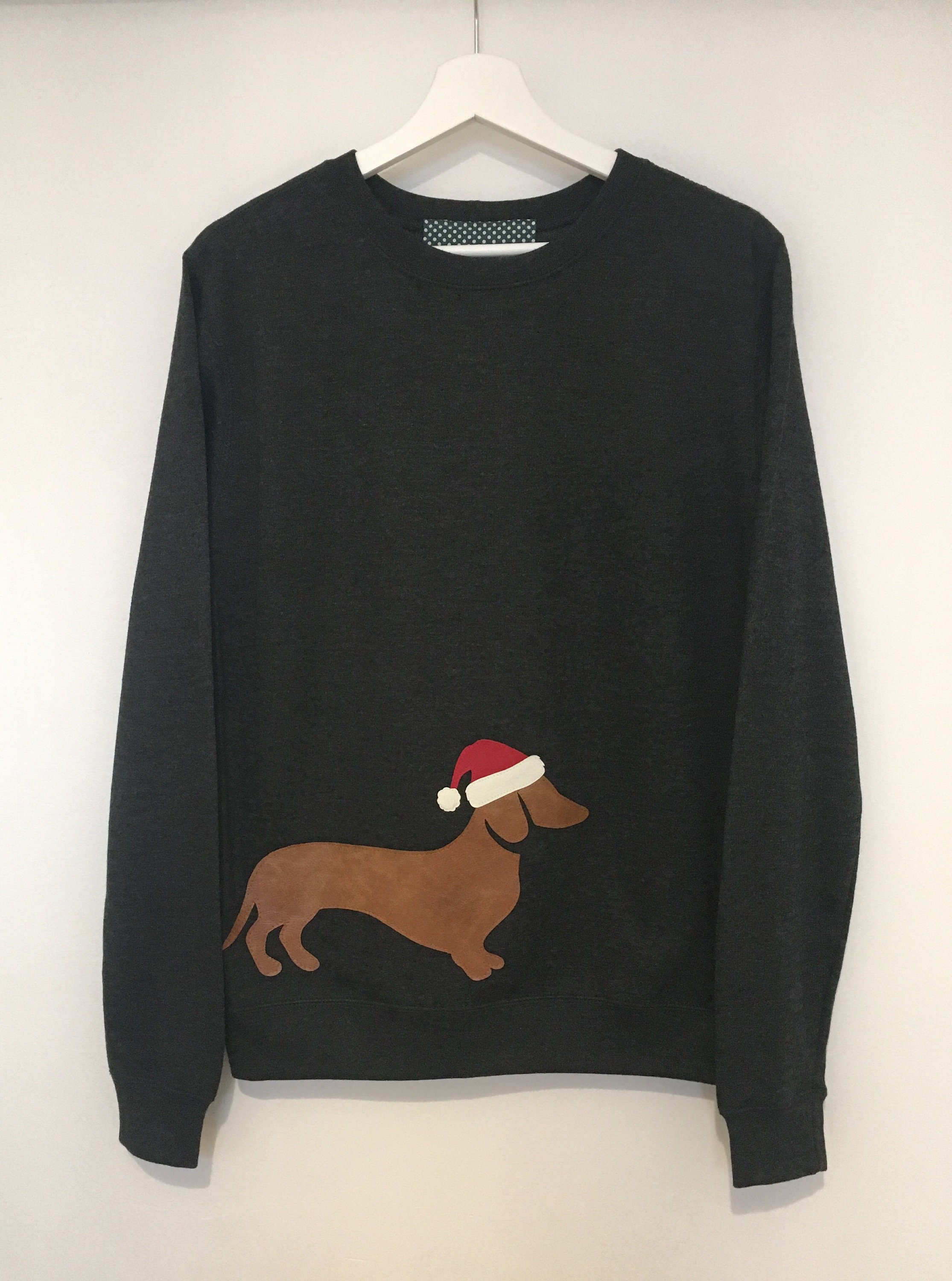 mens dachshund christmas jumper