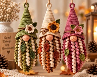 Häkelanleitung für einen Waldwichtel, Weihnachtswichtel-Amigurumi-PDF, Häkelanleitung für einen Wichtel, Weihnachtsdeko, Sofort-Download