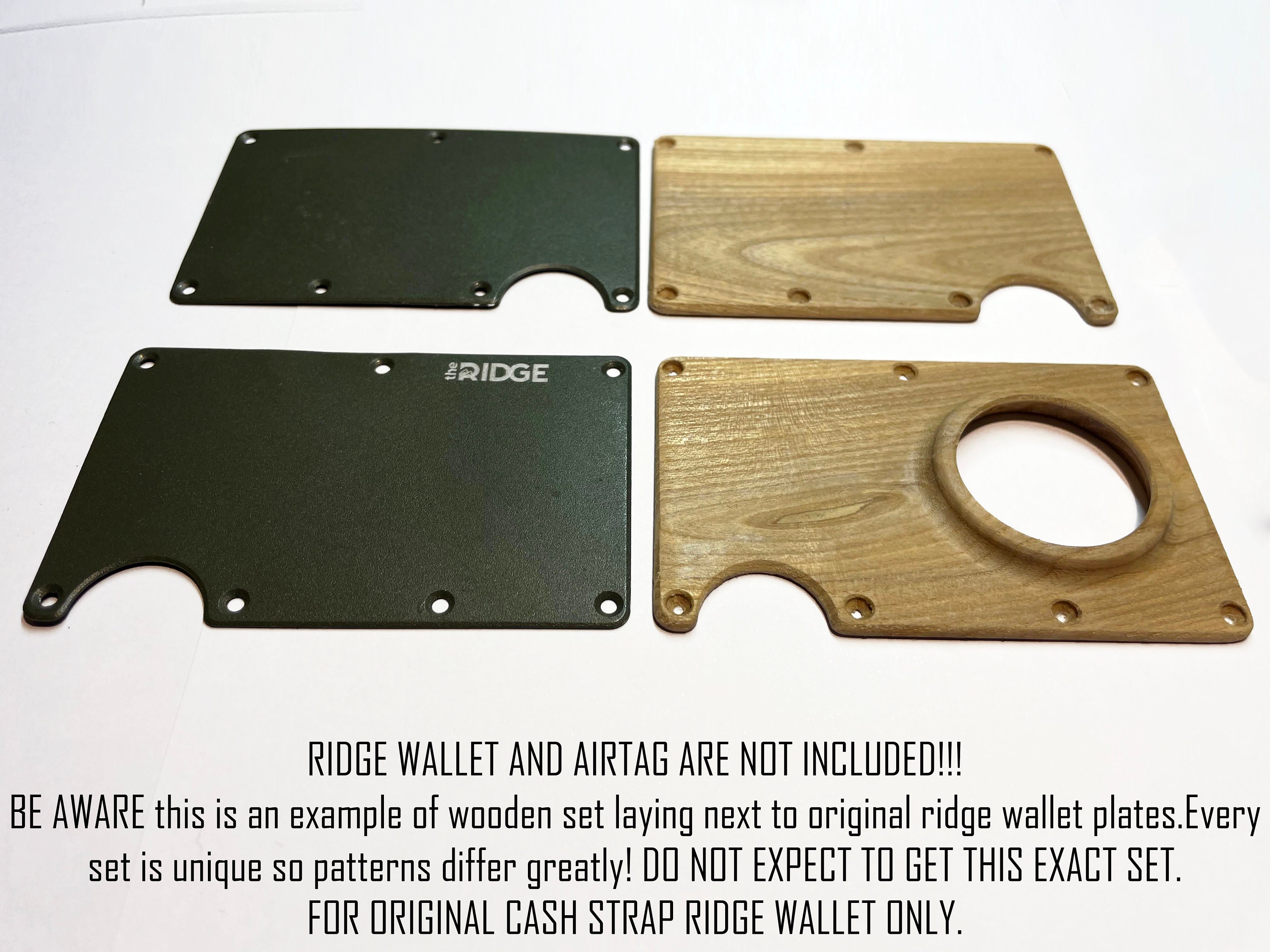 The Ridge Airtag Case - Airtag Holder Wallet - Airtag Attachment