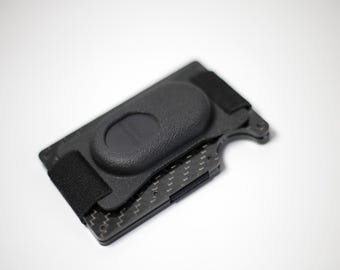 strap mount clip for Samsung SmartTag2  to fit Ridge wallet or similar card wallets (wallet is not included)