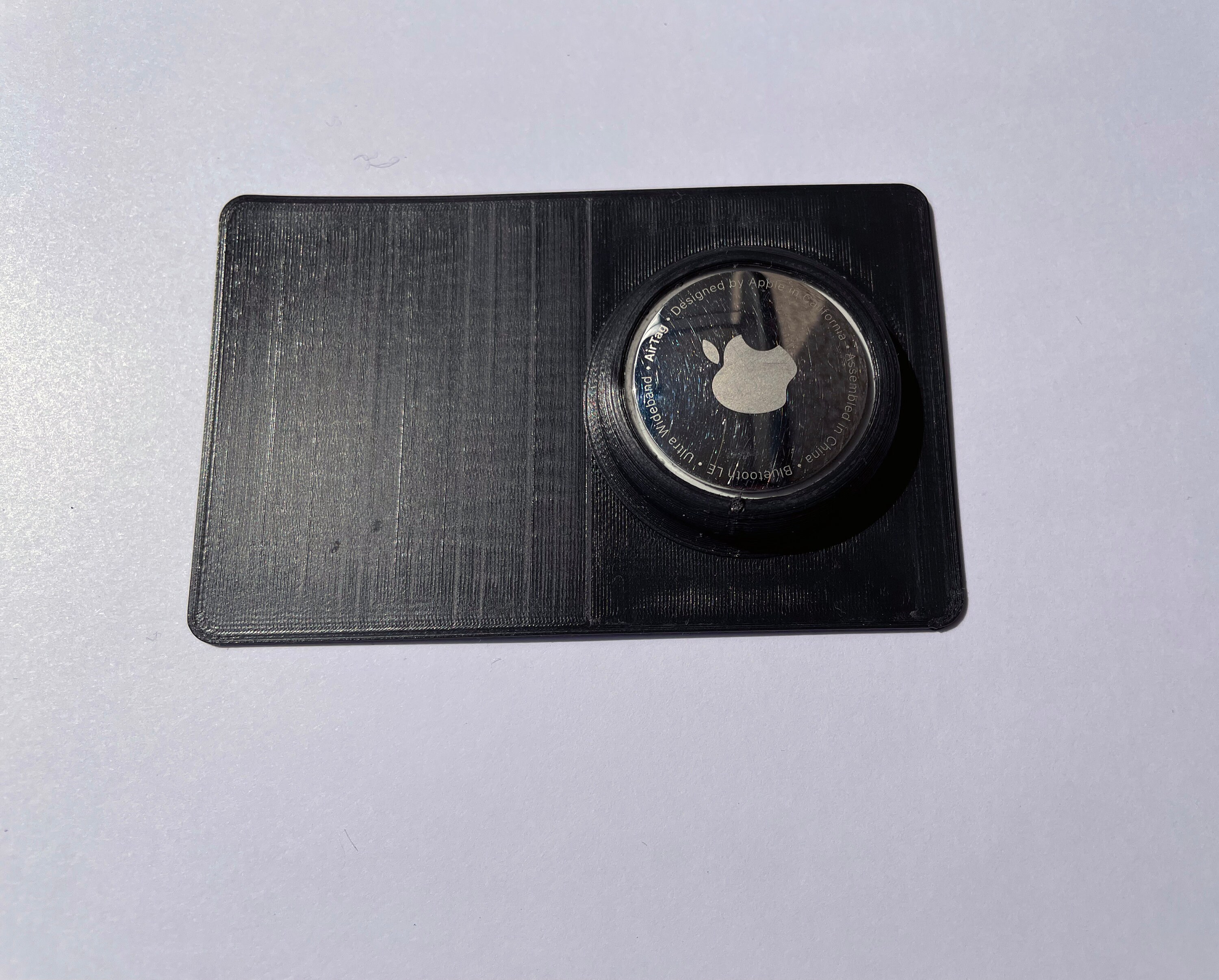 Airtag Wallet insert holder slim bendable Credit Card Sized Etsy