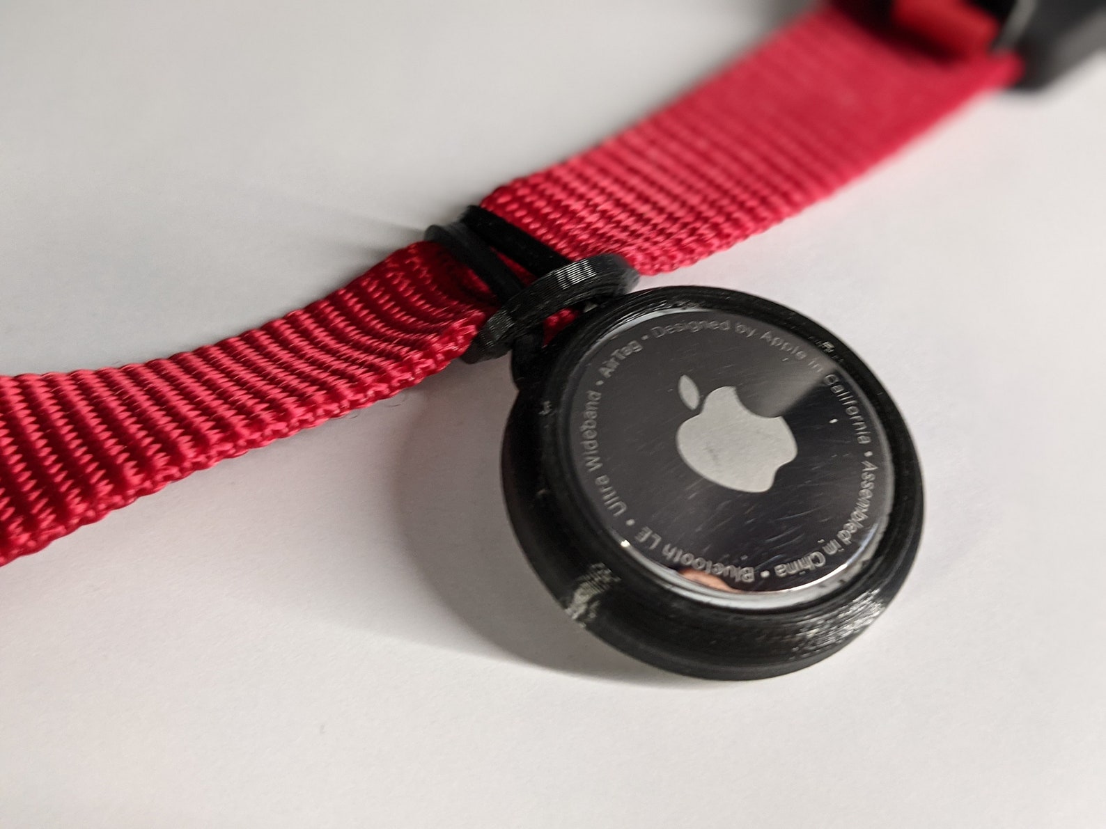 Airtag dog pet collar cat holder case Apple Silent loop Etsy