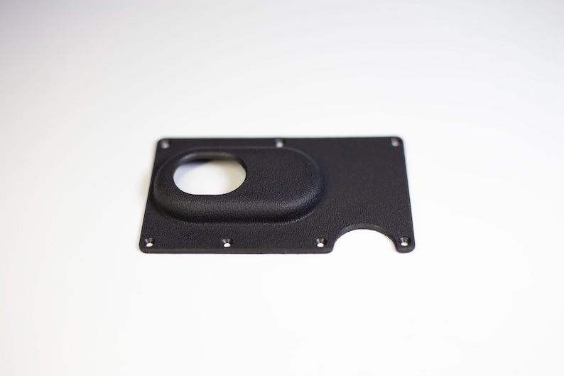 SmartTag2 plate for Ridge wallet made out of plastic , Samsung Smart Tag 2 Black