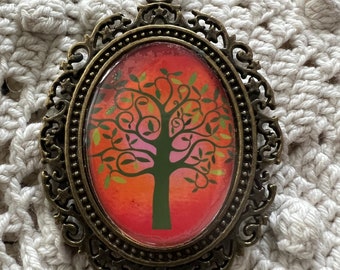 Handcrafted Tree of Life Pendant #2