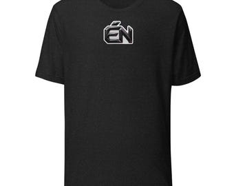 Ecran Noir Studio Tee - Film Studio Logo T-Shirt, Minimal Black Unisex Tee