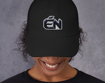 Ecran Noir Cap - EN Monogram, Embroidered Dad Hat, Film Studio Logo