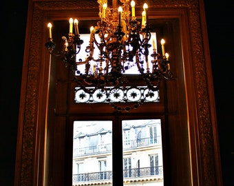 View From Paris Opera House Photo Print. Paris Haussmann Architecture. Paris Photography, Paris ChandeliersFrench Decor, Paris Decor,