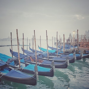 Venice in the Fog, Venice Print, Italy Photo Print, Venice Gondolas, Travel Photography, Venice Photography, Italy Photo Print, Italy Art