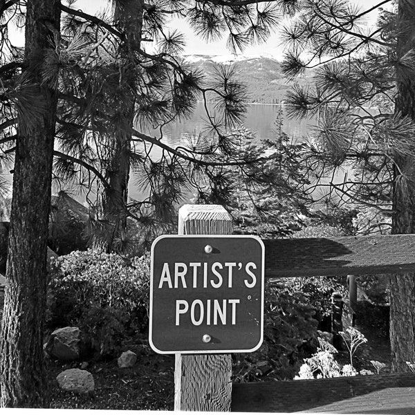 Artist’s Point Lake Tahoe Photo Print, Photographie californienne, Cadeau pour artiste, Paysage Californie, Airbnb Wall Art, VRBO Art, Tahoe Art