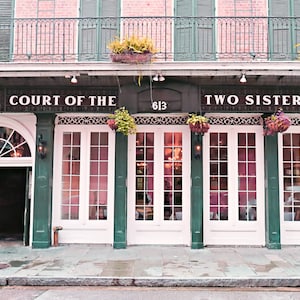 Two Sisters New Orleans Photo Print, NOLA Photography, Sister Gift, Sister Birthday Present, New Orleans Wall Art, NOLA French Quarter image 1