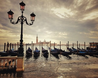 Venice Print, Italy Photo Print, Venice Gondolas, Travel Photography, Venice Photography