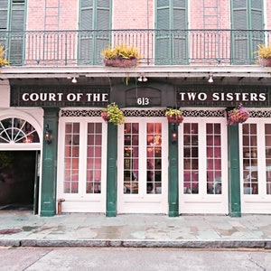 Two Sisters New Orleans Photo Print, NOLA Photography, Sister Gift, Sister Birthday Present, New Orleans Wall Art, NOLA French Quarter image 2