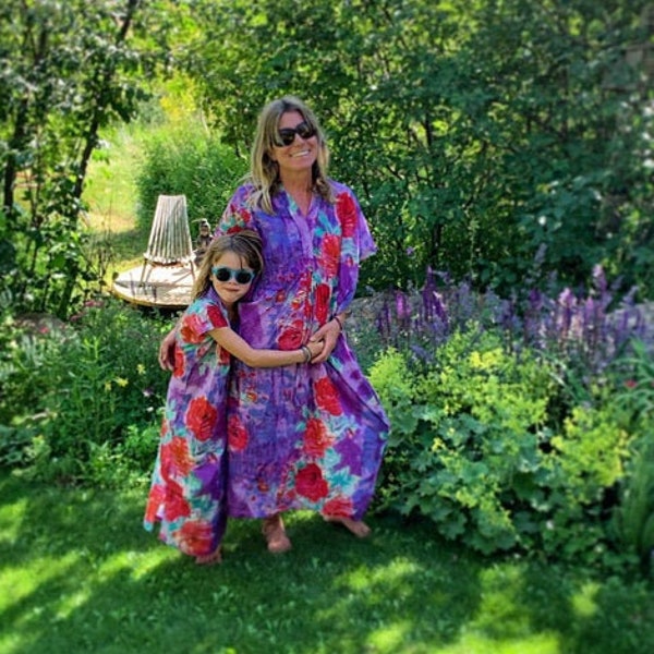 Kids Caftan, Kids Kaftan, Flower Girl Kaftan, Kaftan, Mother Daughter Matching Kaftan, Child Kaftan, Baby Girl Kaftan,Mother Daughter Kaftan