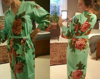 Ankle Length Robe, Long Bridesmaid Robe, Long Robes, Floor Length Robes, Bridesmaid gift, getting ready robes, Floor length Robe, Long Robes