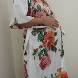 Maternity Hospital Gown, Nursing kaftan, Nursing Gown, For Moms to be, Delivery Gown, Feeding Gown