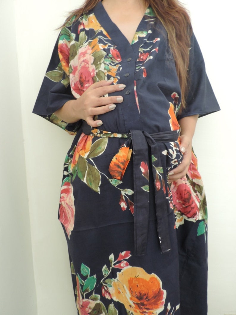 Maternity Hospital Gown Nursing Kaftan Nursing Gown for Etsy